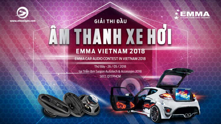 Danh sách xe và các hạng mục tại Giải đấu Âm thanh Xe hơi Việt Nam 2018