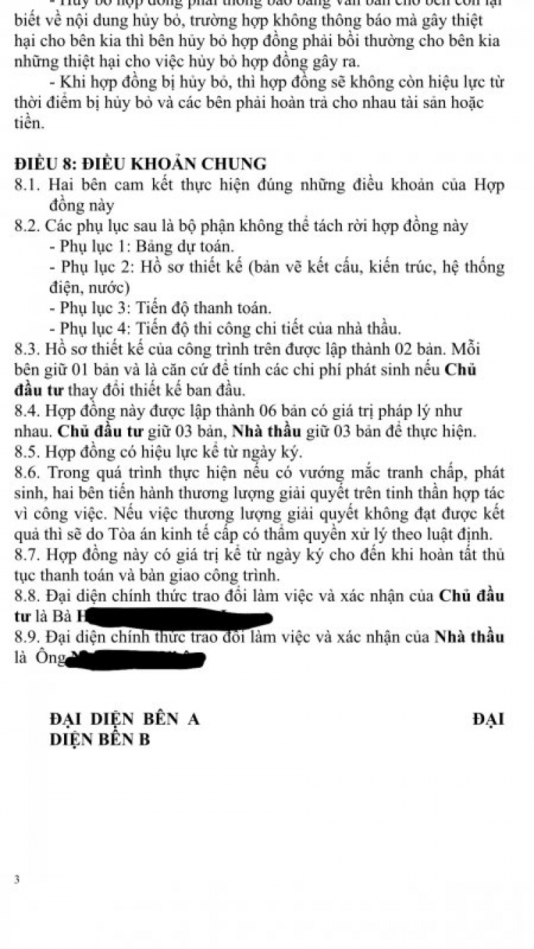 Gấp các bác ạ ! Tư vấn giúp em về bản Hợp đồng XD này !