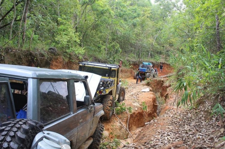 Đại hội võ lâm offroaf 4x4 gặp 2x1 tại K'La - K'Tường - Tam Bố đầu mưa 2018