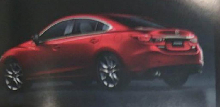 Lộ ảnh Mazda6 facelift 2015