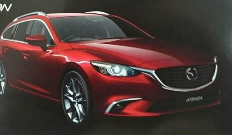 Lộ ảnh Mazda6 facelift 2015