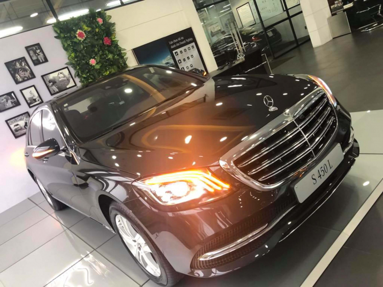 Ảnh thực tế Mercedes-Benz S450L 2018 sắp được ra mắt