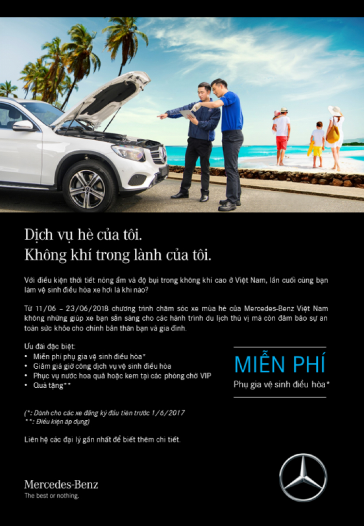 Vệ sinh điều hoà xe Mercedes-Benz?