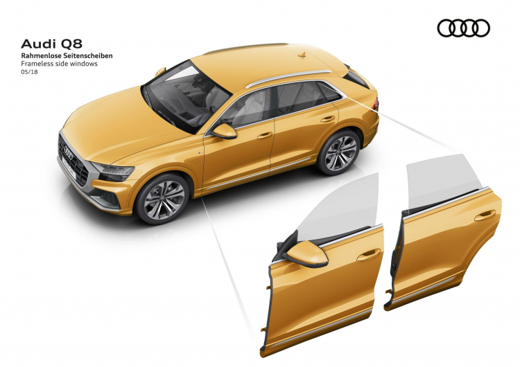 Audi Q8 2019 chính thức ra mắt - đối trọng của BMW X6 và Mercedes GLE Coupe