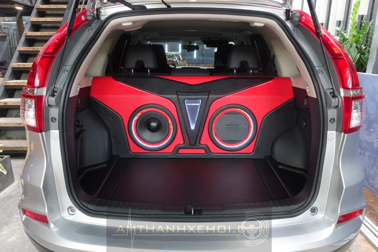 Độ âm thanh cho Honda CRV với thiết kế đơn giản.