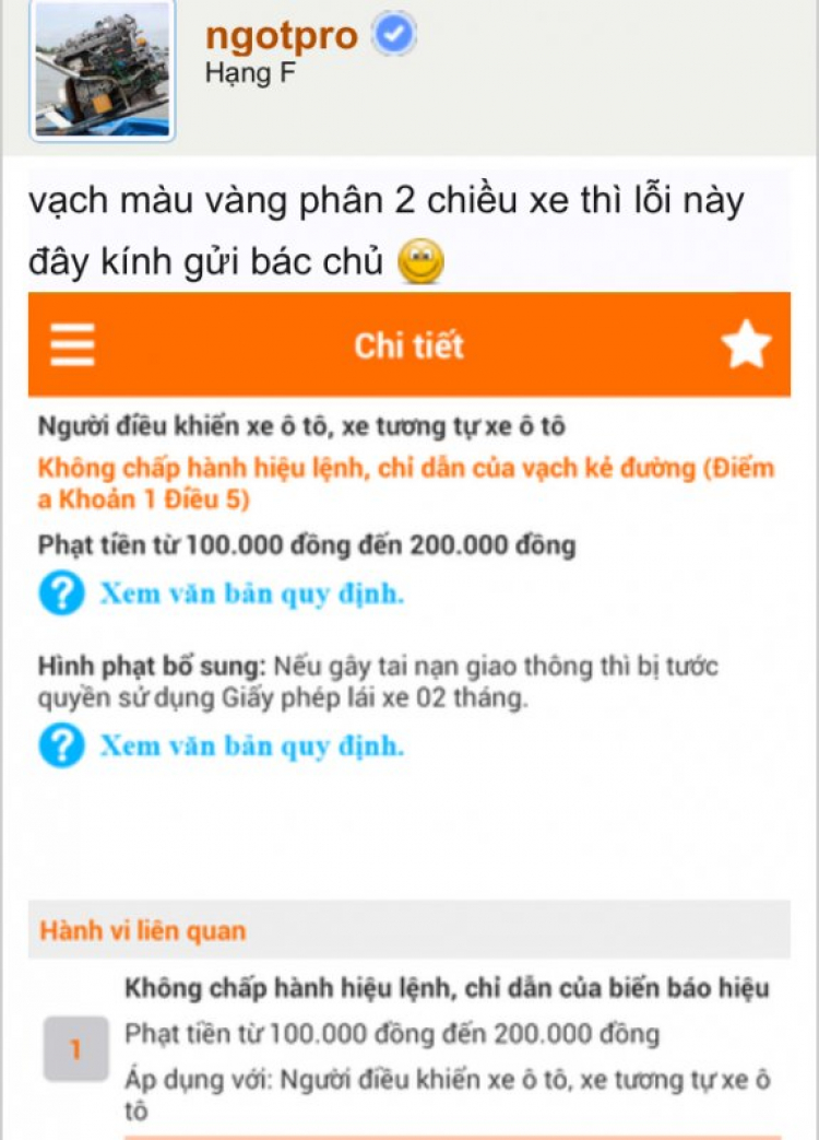 Em dính lỗi cán vạch vàng Em dính lỗi cán vạch vàng