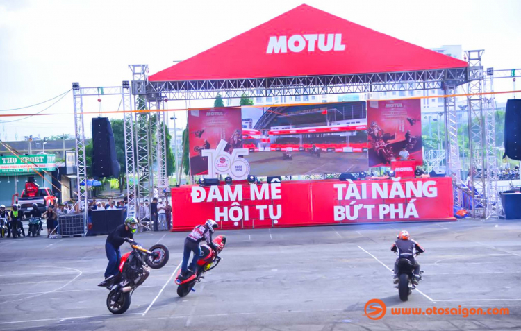 Khai mạc Motul Stunt Fest 2018 cùng với Ngày Hội Chăm Sóc Xe Ô tô tại TP. HCM