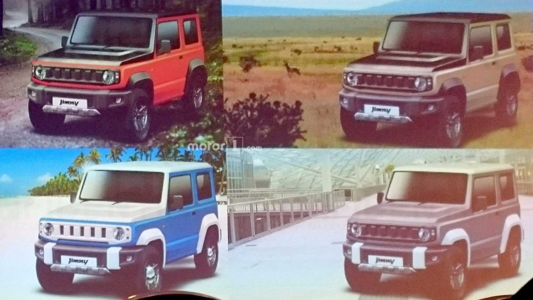 Suzuki Jimny 2019 tiếp tục rò rỉ hình ảnh mới nhất; dự kiến ra mắt vào tháng 07/2018