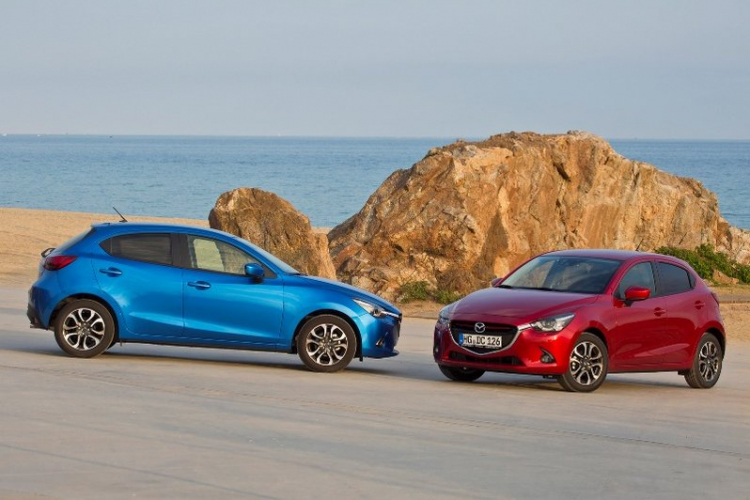 Cận cảnh Mazda2 2015 phiên bản Châu Âu Cận cảnh Mazda2 2015 phiên bản Châu Âu