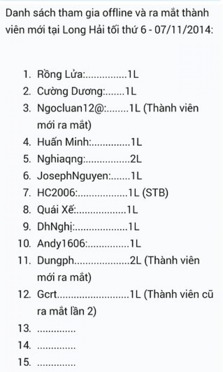 Tiệc ra mắt thành viên mới - Gala Dinner tại Long Hải