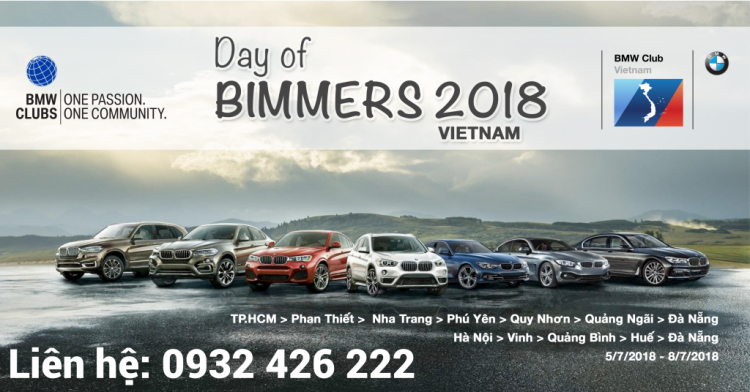 CHƯƠNG TRÌNH DAY OF BIMMER 2018