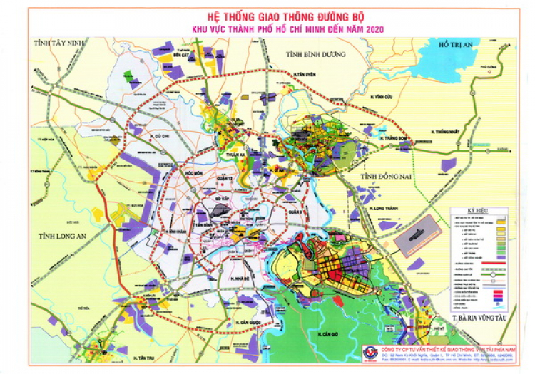 4 tuyến vành đai khu vực thành phố Hồ Chí Minh