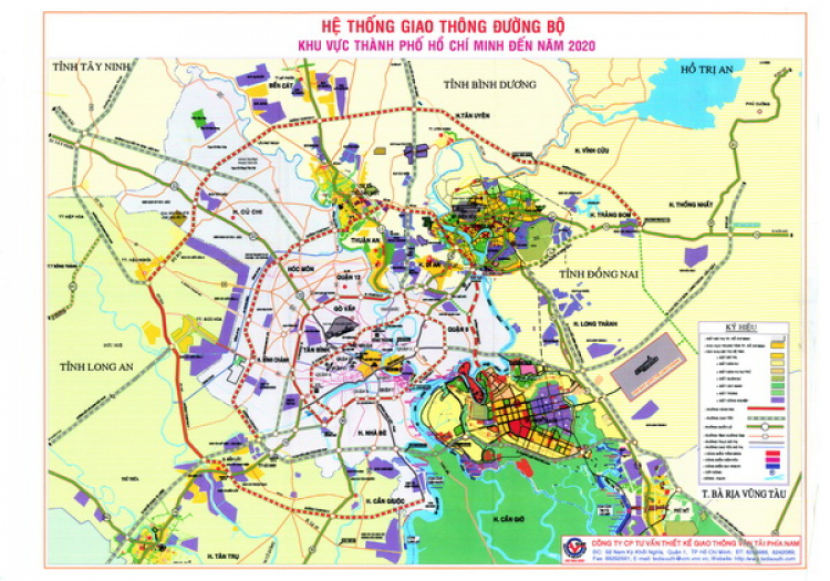 4 tuyến vành đai khu vực thành phố Hồ Chí Minh 4 tuyến vành đai khu vực thành phố Hồ Chí Minh