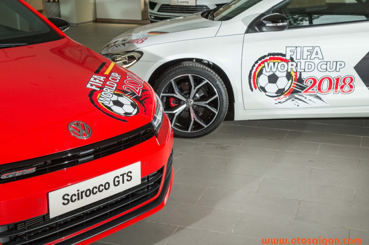 [Hình ảnh] Volkswagen Scirocco phiên bản cổ động World Cup 2018, giá 1,459 tỷ đồng tại Việt Nam