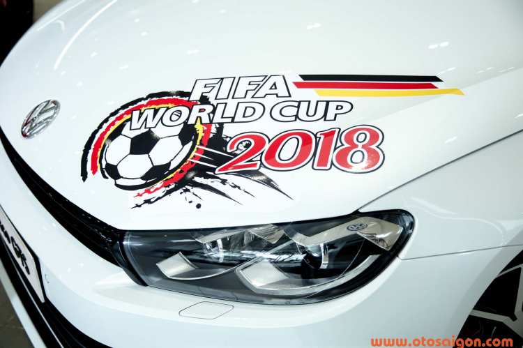 [Hình ảnh] Volkswagen Scirocco phiên bản cổ động World Cup 2018, giá 1,459 tỷ đồng tại Việt Nam