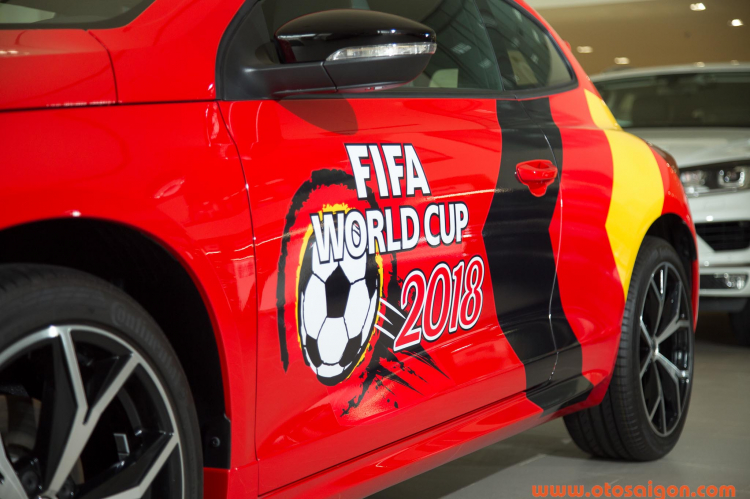 [Hình ảnh] Volkswagen Scirocco phiên bản cổ động World Cup 2018, giá 1,459 tỷ đồng tại Việt Nam