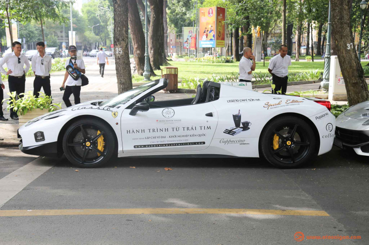 Roadshow "Hành trình từ trái tim" với nhiều siêu xe xuyên Việt của ông chủ cà phê Trung Nguyên