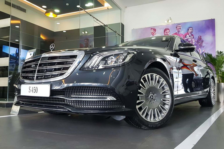 Mercedes-Benz S450L thêm sang trọng hơn khi lắp bộ mâm 19 inch của Mercedes-Maybach