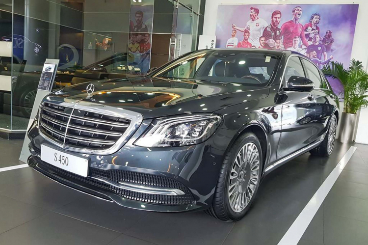 Mercedes-Benz S450L thêm sang trọng hơn khi lắp bộ mâm 19 inch của Mercedes-Maybach