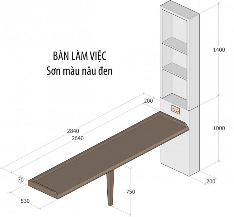 Căn hộ 2PN - bộ bàn ăn?