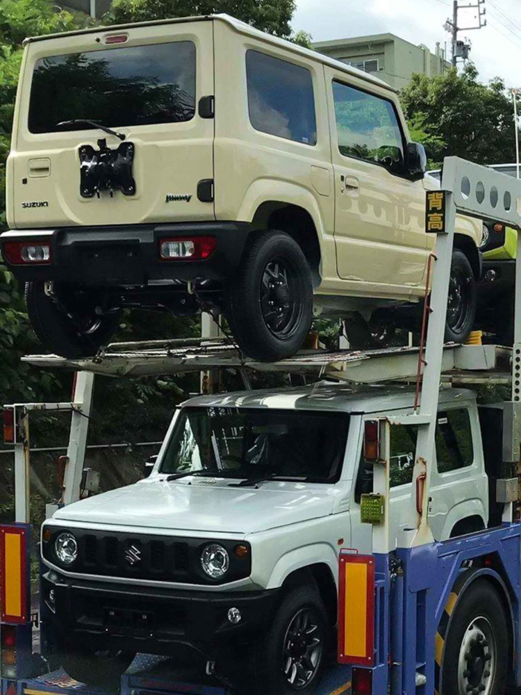 Lô xe Suzuki Jimny 2019 mới đã xuất hiện trên đường phố Nhật Bản; sẳn sàng để ra mắt