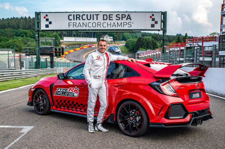 Xe thể thao "cầu trước" Honda Civic Type R lập kỷ lục mới tại Spa-Francorchamps