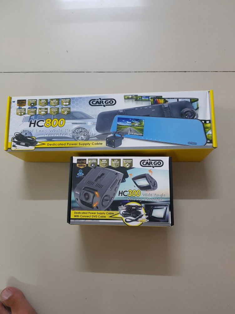 TL Cam hành trình HP f870g RC3 và HC-Cargo