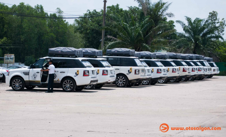 Dàn Range Rover của ông chủ cafe Trung Nguyên trong chuyến hành trình xuyên Việt