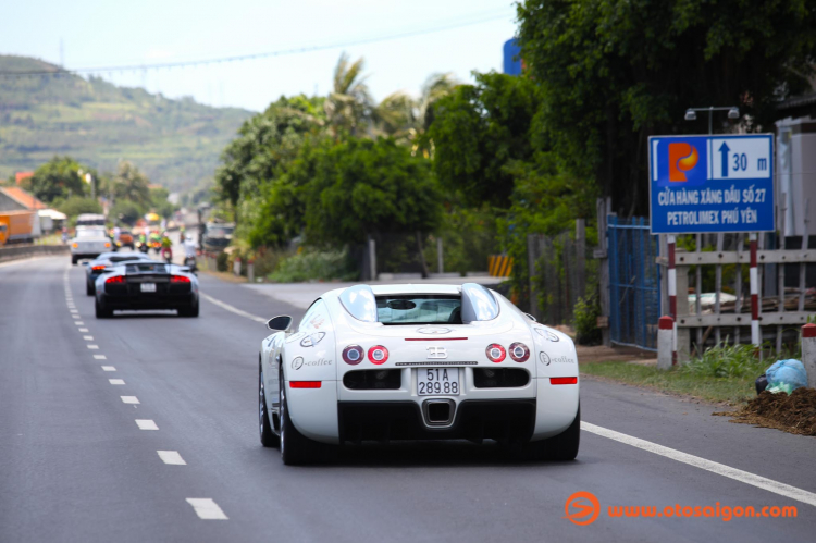 Bugatti Veyron sẽ đi về đến đích trong ''Hành trình từ trái tim'' xuyên Việt