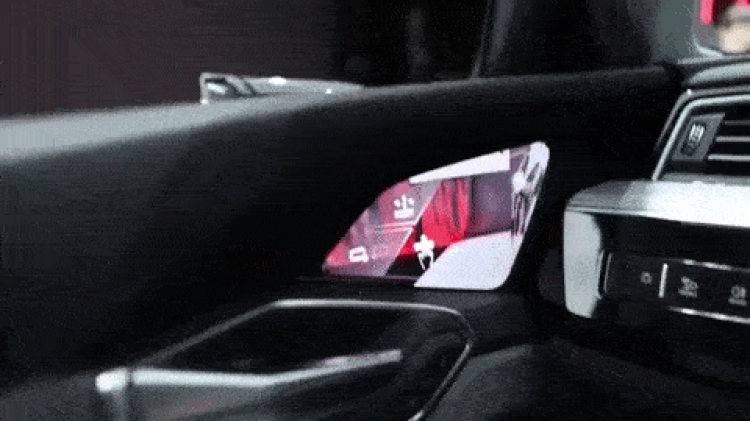 Cận cảnh cách điều khiển "màn hình chiếu hậu" của Audi E-Tron