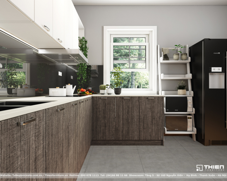 Thiên Furniture – Đơn vị thi công tủ bếp gỗ công nghiệp: Laminate, Acrylic, tủ bếp gỗ nhựa Thiên Furniture – Đơn vị thi công tủ bếp gỗ công nghiệp: Laminate, Acrylic, tủ bếp gỗ nhựa