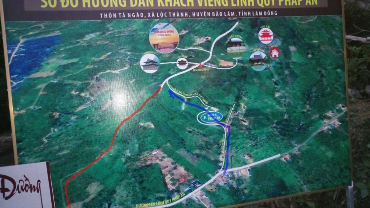 Đường lên chùa Linh Qui Pháp Ấn Đường lên chùa Linh Qui Pháp Ấn