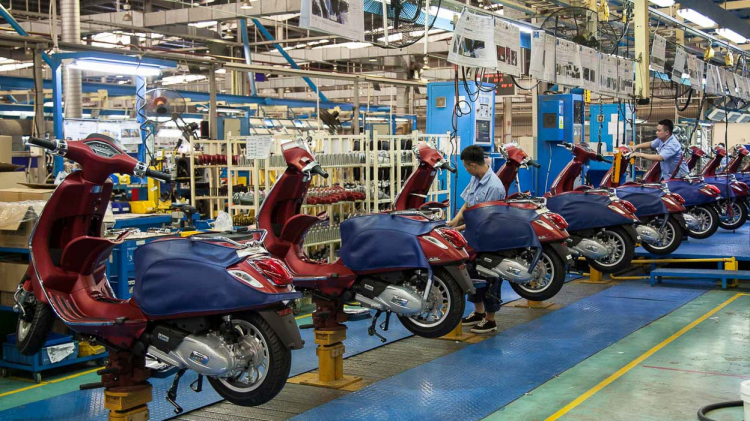 Hơn 1,5 triệu xe máy tiêu thụ tại Việt Nam trong 6 tháng đầu năm
