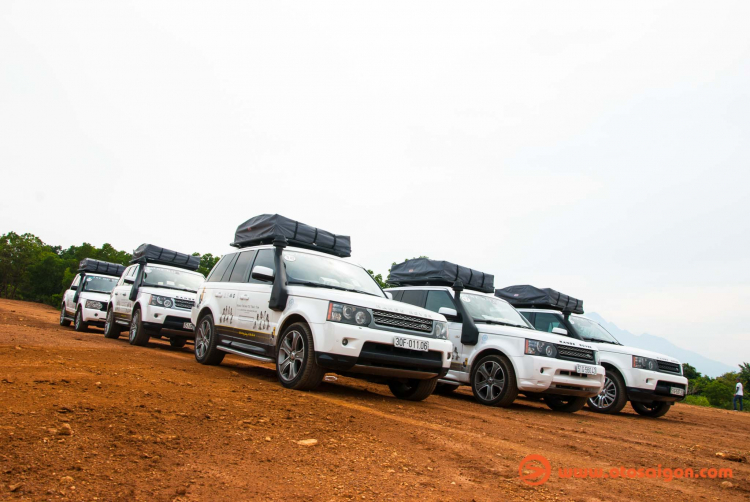 Dàn xe Land Rover Range Rover của Trung Nguyên thử sức off-road tại Đồng Mô, Hà Nội