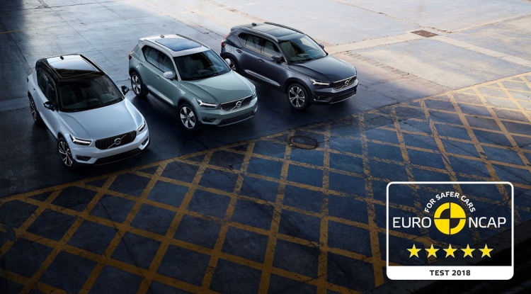 Volvo XC40 là 1 trong 5 chiếc xe an toàn nhất theo chuẩn Euro NCAP