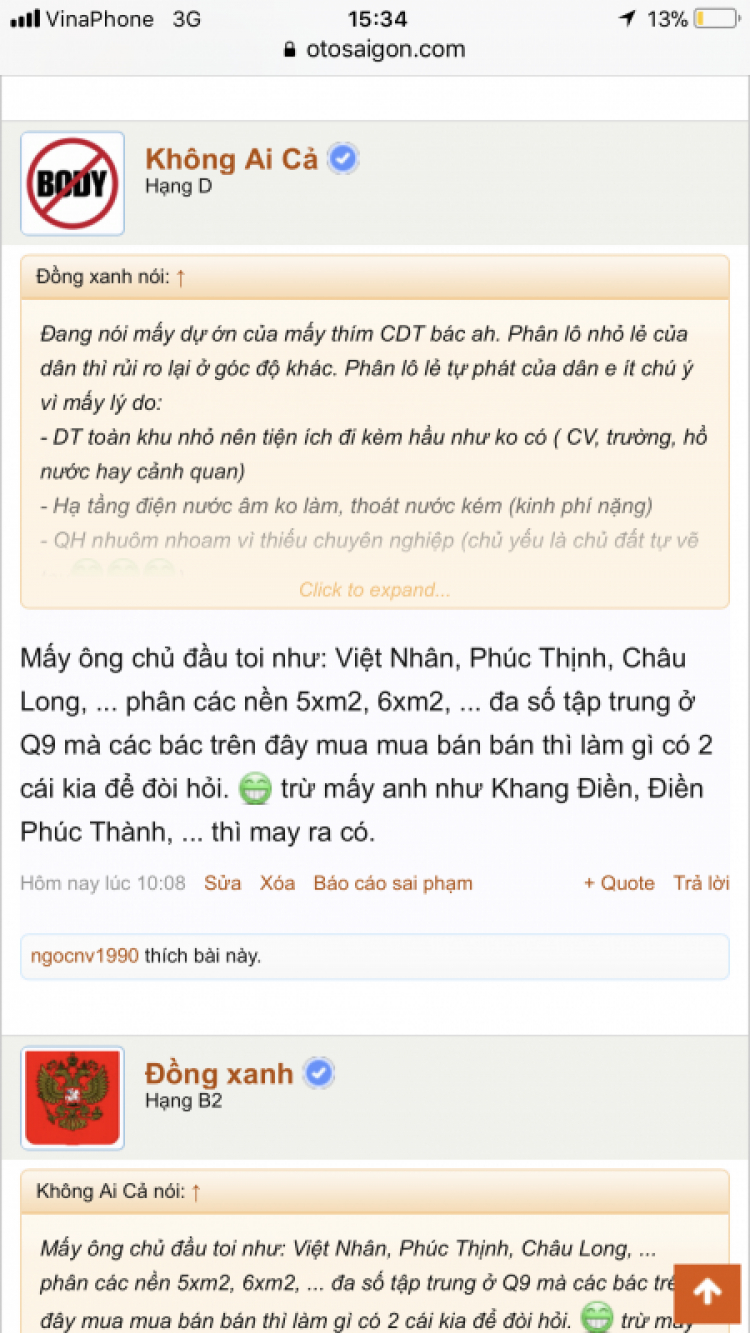 Cập nhật tình hình đất giá quận 9