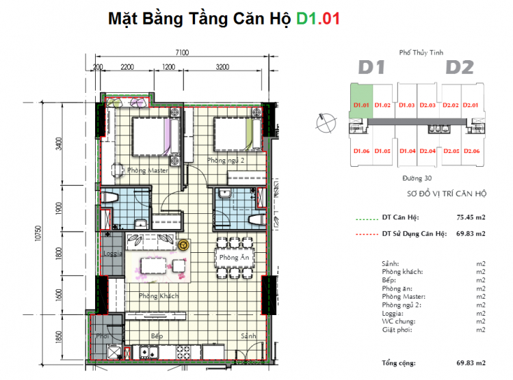 Nhượng lại căn hộ góc 75m2 view sông, Dự án 4S Cạnh Phạm Văn Đồng, về sân bay 20p