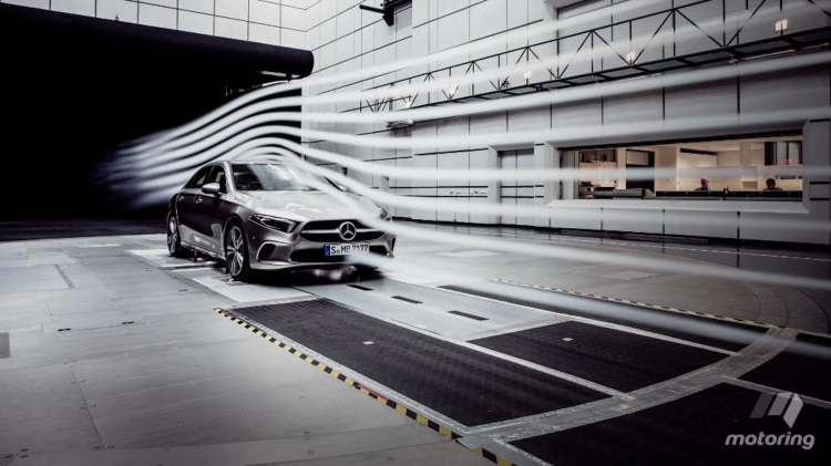 Mercedes A Class 2019 là chiếc sedan thương mại có hệ số cản gió thấp nhất