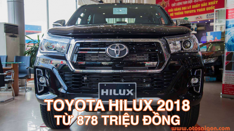 Cận cảnh Toyota Hilux 2018 giá 878 triệu tại Việt Nam