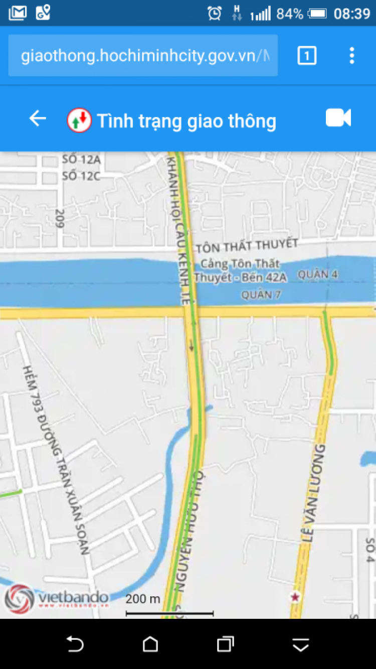 Tình trạng giao thông, nên tin google maps hay cổng thông tin của Sở GTVT?