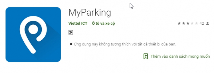 Các bác đã thử ứng dụng MyParking của Sở GTVT chưa? Các bác đã thử ứng dụng MyParking của Sở GTVT chưa?