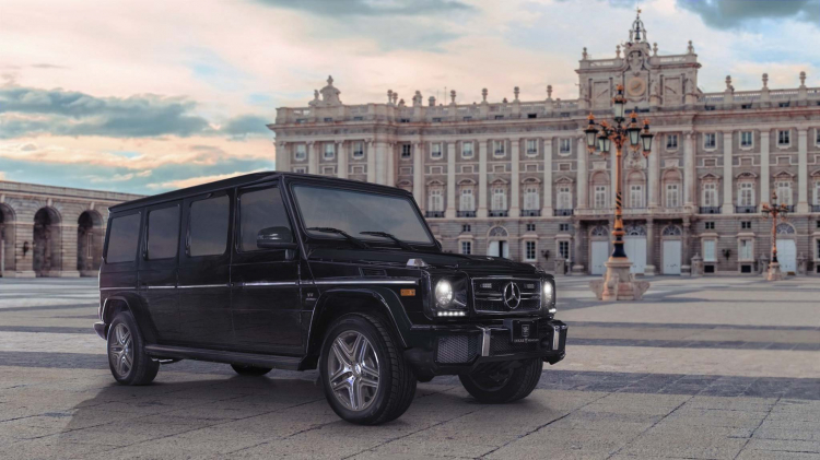 Mercedes-Benz G63 kéo dài trục cơ sở, bọc thép chống đạn dành cho các yếu nhân