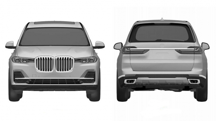 BMW X7 2019 phiên bản sản xuất lộ diện thiết kế