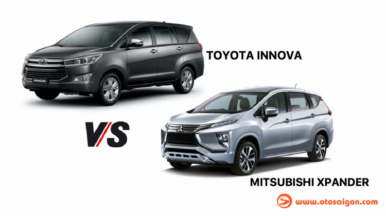 So sánh vui: Mitsubishi Xpander 2018 và Toyota Innova 2018