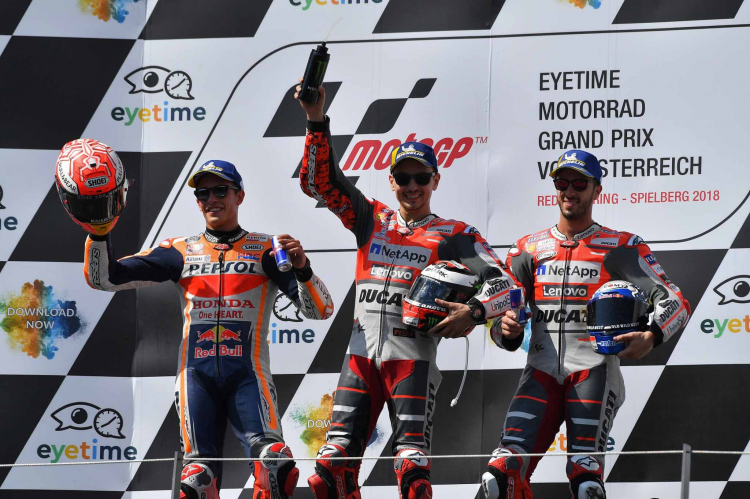 [MotoGP] Lorenzo chiến thắng thuyết phục tại Red Bull Ring (Áo)