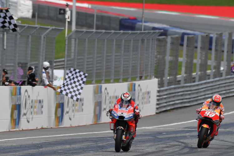 [MotoGP] Lorenzo chiến thắng thuyết phục tại Red Bull Ring (Áo)