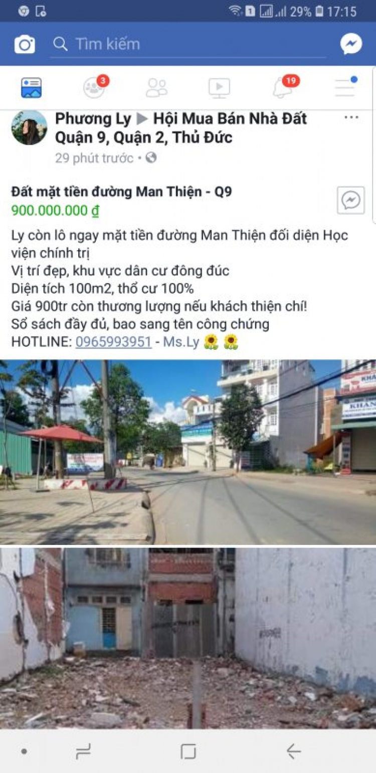 Cập nhật tình hình đất giá quận 9