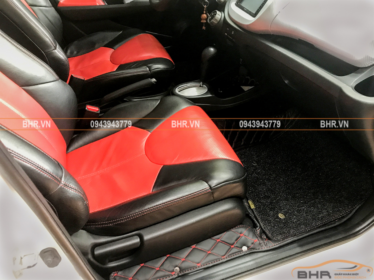 Honda Fit - Thảm sàn BHR - Chuẩn Form xe - không lo trầy xước da