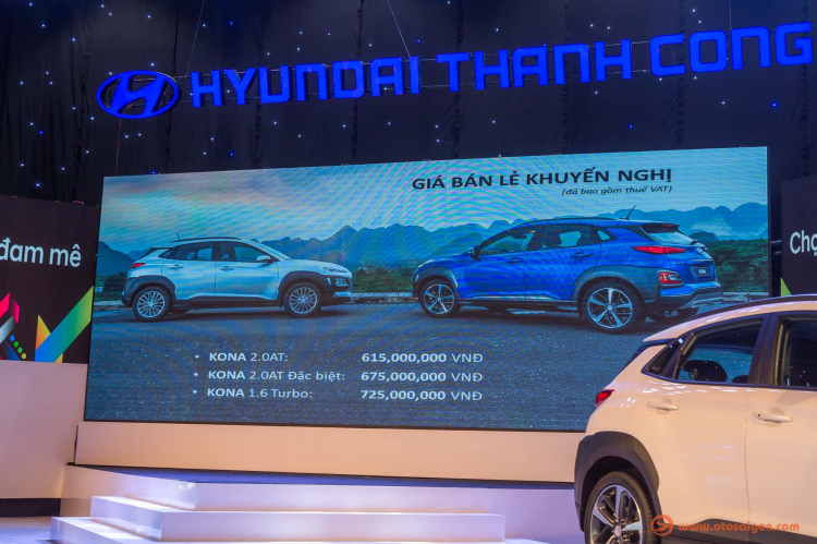 Hyundai KONA tại Việt Nam có 3 phiên bản, 2 lựa chọn động cơ, giá từ 615 triệu