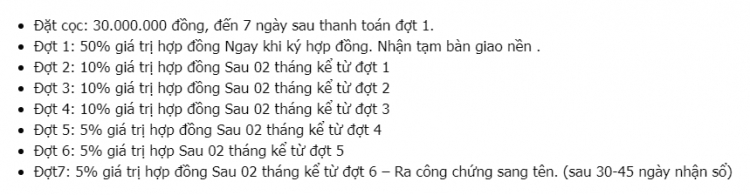 Giá và PTTT của Hưng Long Garden Cần Đước |Long An | Siêu Thị Bất Động Sản TPHCM 0909339019